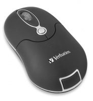 Verbatim Optical Wireless Travel Mouse - Black (96147)